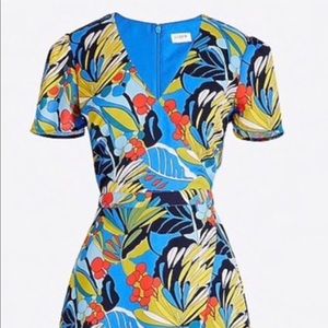 J. Crew Wrap Floral Dress Size 8